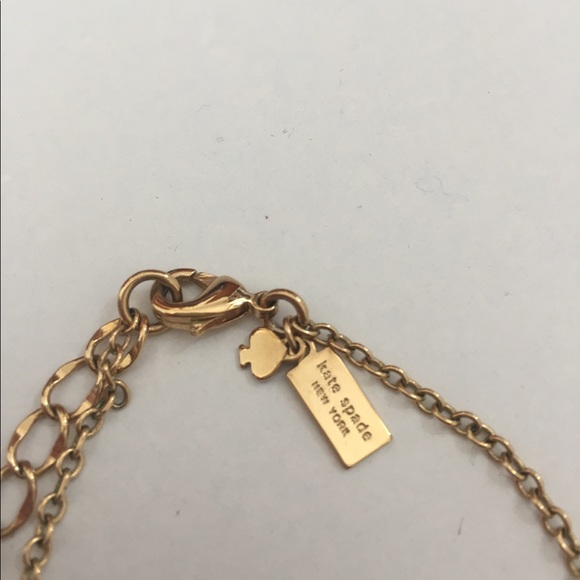 Kate Spade Black and Gold Bow Necklace - Picture 6 of 8